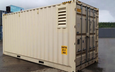 ventilated container for shipping